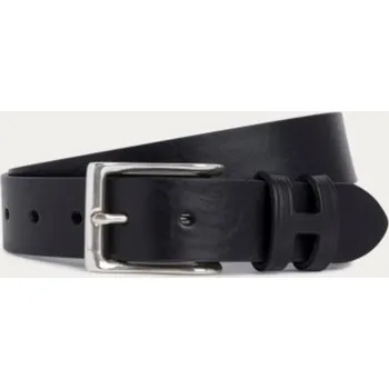 Opasek OPASEK HACKETT LONDON TACK STITCH H KEEPER BLACK