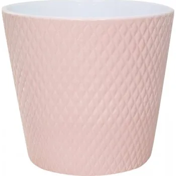 Obal na květináč Obal na květník HARLEKIN keramický lesklý d15x13cm