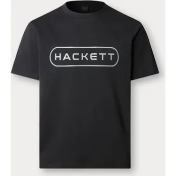 Pánské tričko TRIČKO HACKETT LONDON HS ESSENTIAL BOX BLACK