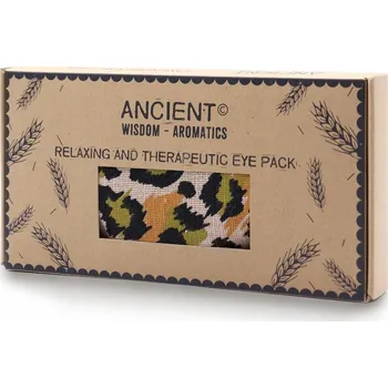 Polštář Polštář na oči s levandulovým termoforem, sáček - Noční leopard