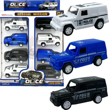 autíčko Auta - sada autíček, autíčka policie, autíčka 6 kusů, autíčka, autíčka, autíčka