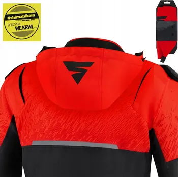 Moto bunda Kapuce k bundě SHIMA DRIFT MEN RED