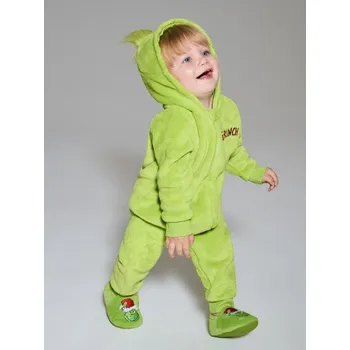Chlapecká mikina Sinsay - Overal s&nbsp;kapucí Grinch - zelená - 974FW-76X - 974FW-76X-80