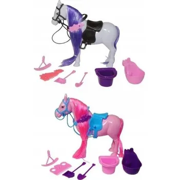 KONÍK SE ZVÍŘÁTKEM A PŘÍSLUŠENSTVÍM 20X26X4CM