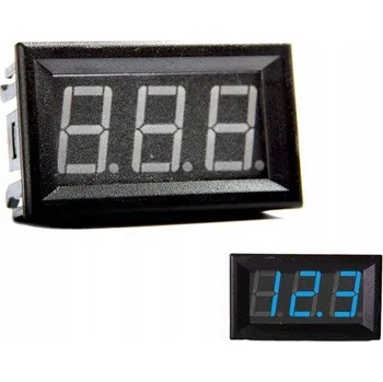 IP kamera Digitální voltmetr LED modrý DC 0-200 V 0.56"