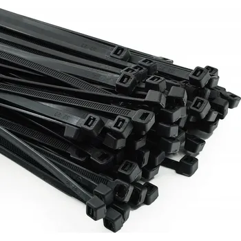 Stahovací páska PÁSKA NA KABEL 4,8x500 ČERNÁ 100 kusů stahovacích stahovací pásky ERKO