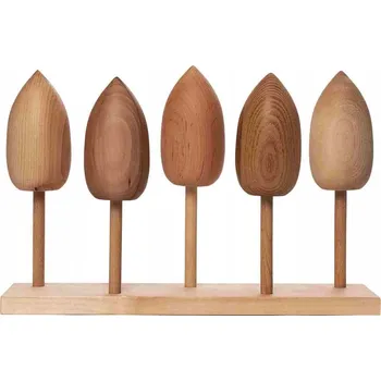 Dřevěná hračka Dřevěná montessori skládačka zručnostní druhy stromů stromy