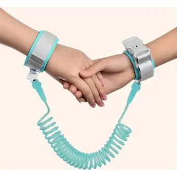 Vodítko pro psa BEZPEČNOSTNÍ VODÍTKO PRO DĚTI PROTI ÚTĚKU - ZELENÝ POPRUH