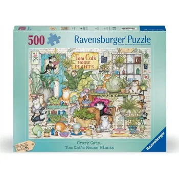 Puzzle Puzzle 2D: Bláznivé kočky 500 dílků