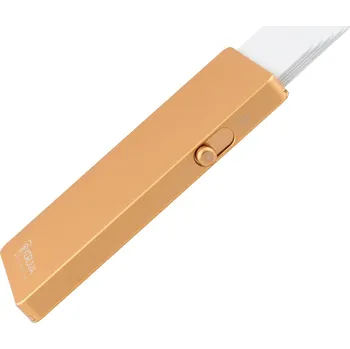 Peněženka Kovová peněženka s posuvníky na karty a ochranou bezkontaktních karet (zlatá) - KUK-200GOLD