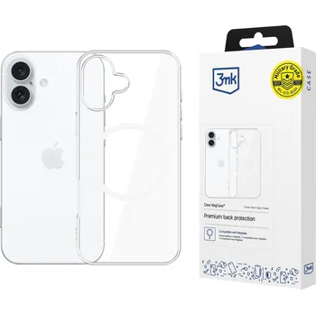 Pouzdro na mobilní telefon Ochranný Pouzdro pro iPhone 17, 3MK Clear MagCase, pouzdro, kryt , kryt