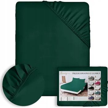 Prostěradlo PROSTĚRADLO S GUMOU 200x220 +25cm ZÁLOŽKA NA MATRACE ODOLNÉ ZELENÉ