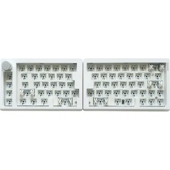 Klávesnice Bezdrátová mechanická klávesnice rozdělena na 2 části RGB podsvícení přizpůsobitelná bez kláves rozměry 37 x 11,7 cm