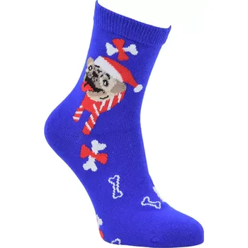 Dětské ponožky Christmas - 27-30 / modrá