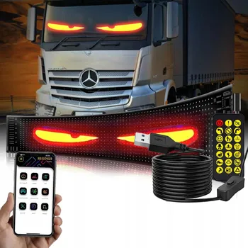 LED páska Automobilová lampa do auta LED pásek Ďábelské oči Nákladní automobil TIR