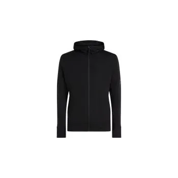Icebreaker Mens Merino 260 Quantum LS Zip Hoodie, Black