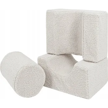 Dětské hřiště Dětské hřiště Pěnová sada Bearly Shape Set 3dílná Ecru