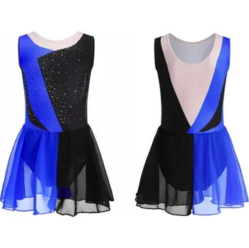 Body BALETNÍ TRIKOT S DVOUBAREVNOU SUKÝNKOU, OBLEČENÍ NA TANEC A BALET, VELIKOST 120