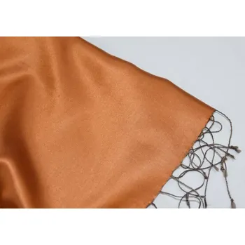 Šála Hedvábná šála Šrínagar - Bronzová