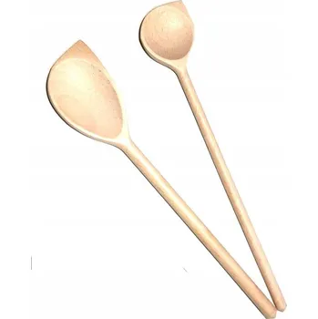 Příbor Dřevěná lžíce s rohem 2 ks Sada