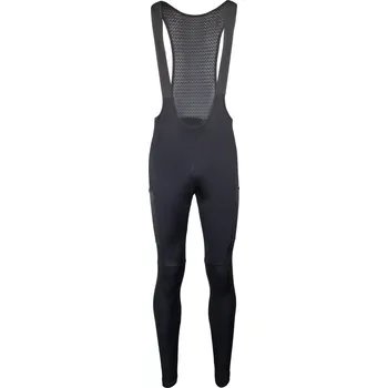 Cyklistika FORCE - zimní kalhoty Endless se šráky a vložkou černá XXL