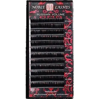 Péče o řasy a obočí Řasy Noble Lashes Russian Volume C 0,10 6 mm černé