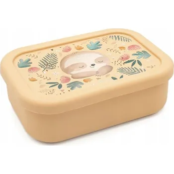 Svačinový box Silikonový svačinový box / lunchbox pro děti Línivec SASSI