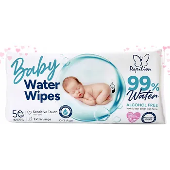 Dětská kosmetika PAPILION DĚTSKÉ vlhčené ubrousky 1 x 50 ks