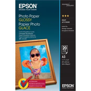 Fotopapír Fotografický papír Epson lesklý A3 200 g/m2 20 ks
