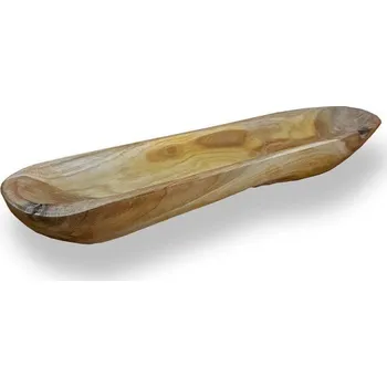Dřevěná miska, délka 50 cm, teakové dřevo