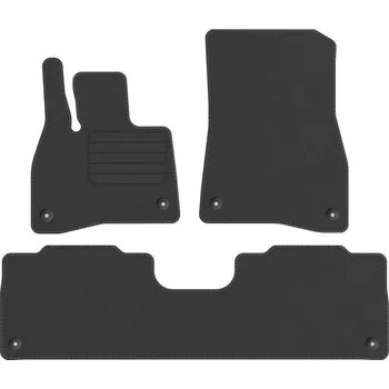 autokoberec Koberce Edecor velurové 3 ks