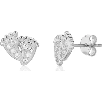 Náušnice Jemné náušnice nožičky pro štěstí