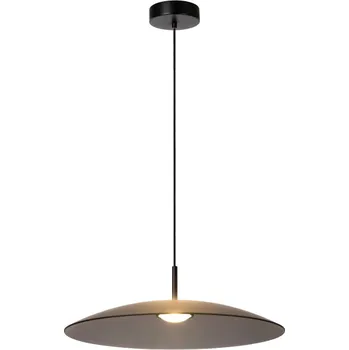Lucide MENGA - Závěsné svítidlo - Ø 60 cm - LED - stmívatelné - 1x18,6W 2700K - Smoke Grey