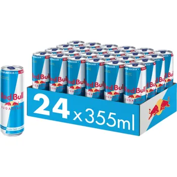 Limonáda Redbull Red Bull Energy Drink bez cukru 24x250 ml-VÝHODNÉ BALENÍ
