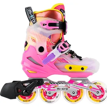 Kolečkové brusle MICRO Infinite RE Jednobarevné: Růžová, Velikosti: 34-37