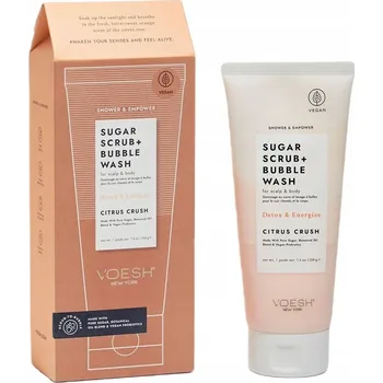 Tělový peeling Voesh Cukrový peeling + mycí pěna na tělo a pokožku hlavy 210g