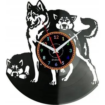 Hodiny Psi Hodiny Nástěnné Vinylová Deska Moderní Dekorativní Roztomilé