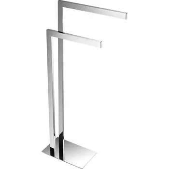 Držák na ručník Stojan z leštěné ocel na 2 ručníky STELLA 19.2061-SP