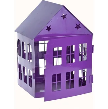 Obraz Lucerna domeček fialová s hvězdičkami