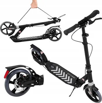 Koloběžka Velká Skládací Městská Koloběžka Sesttino Shiro s Kotoučovou Brzdou a Odpružením