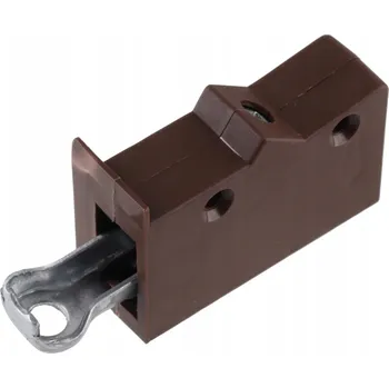 Obraz Zawieszka meblowa šikmý šroub hnědý levý