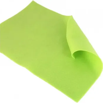 Barevná dekorační plsť A4 - 166g/m2 - 20 - svítivá zelená