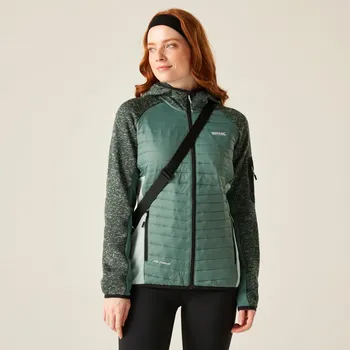 Dámská větrovka Dámská hybridní bunda Regatta NEWHILL tmavě tyrkysová 40