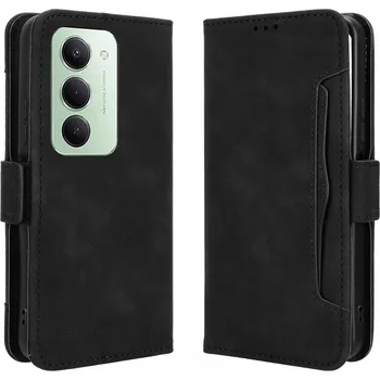 Pouzdro na mobilní telefon Flipové pouzdro Erbord pro Xiaomi Redmi 15, černé