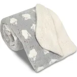 Sleep-well Deka OVEČKA® - Ovečky 150x200cm – světle šedé/ecru, obnitkovaná