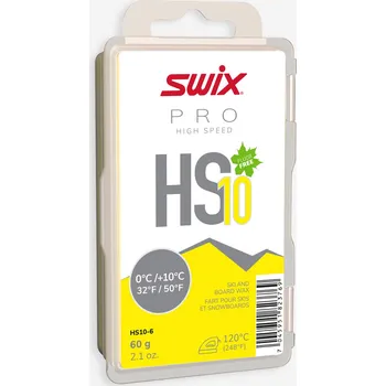 Lyžařský vosk SWIX Žlutý vosk HS10 0 °C / +10 °C 60 g 60g