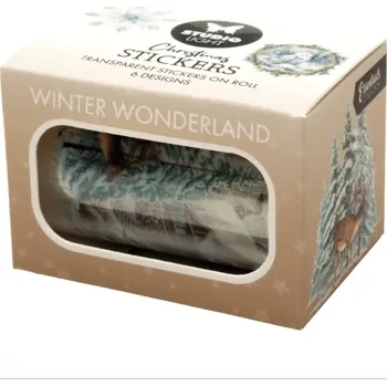 samolepka Průhledné samolepky Studio Light "Winter Wonderland" - Zima se zvířátky