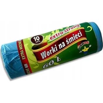 Pytle na odpadky Pytle na odpad Pakuś Extra Strong 60l 10 Ks Modré 2389