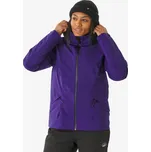 WEDZE Dámská lyžařská a snowboardová bunda hřejivá nepromokavá JKT 500 S FIALOVÁ|ČERNÁ