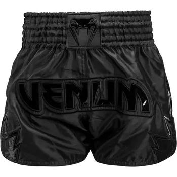 Pánské legíny Venum Inferno Muay Thai Shorts - Black/Black Velikost: L